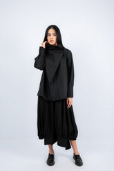 Shift Collar Shirt - Black